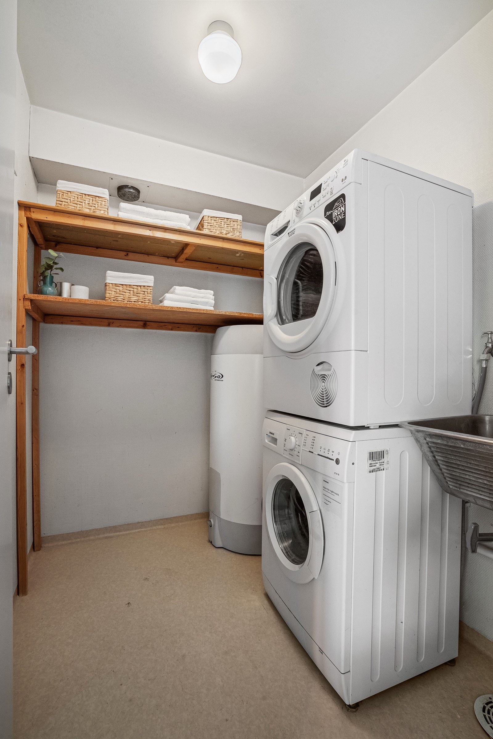 Praktisk vaskerom. Galleribilde