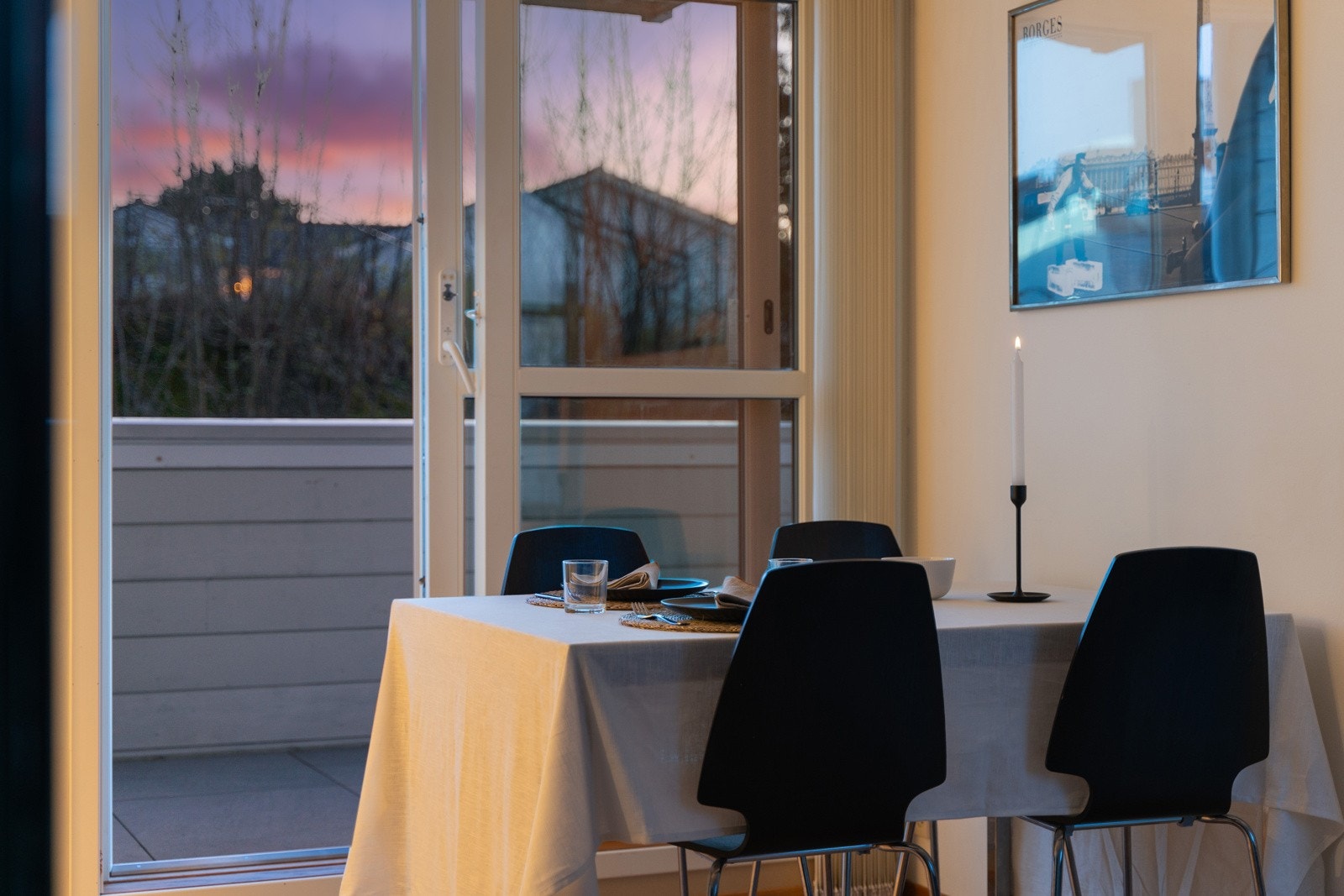 Kveldsbilde - Stue Galleribilde