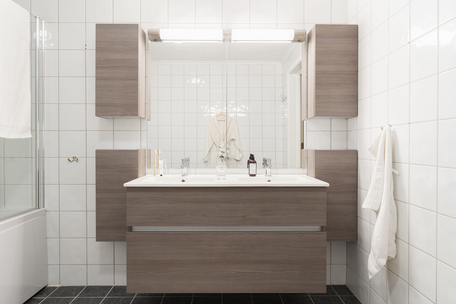 Baderommet måles til 8,2 kvm. Galleribilde