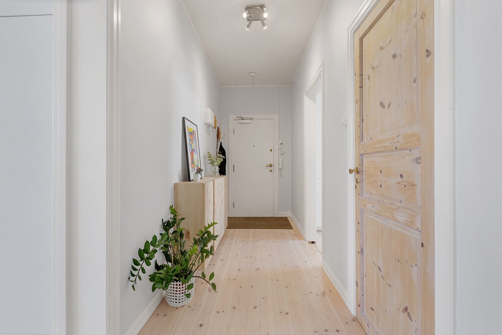 Når du entrer leiligheten får du umiddelbart et positivt inntrykk av denne fine leiligheten. Galleribilde