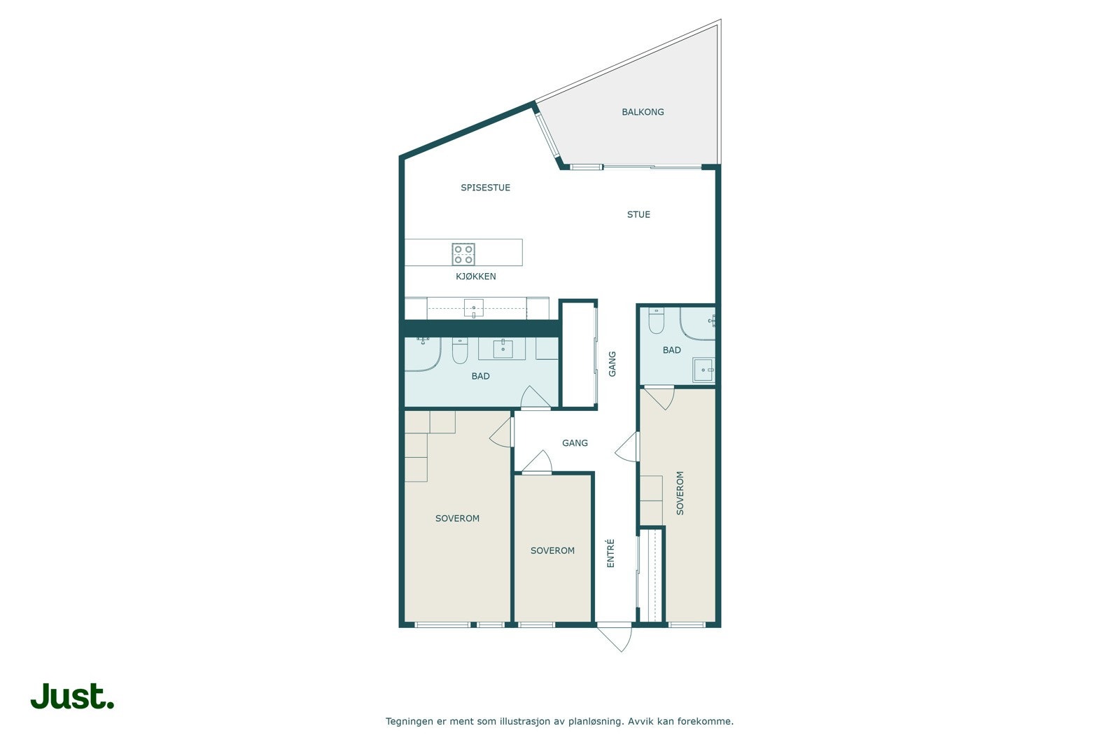 Planskisse Galleribilde