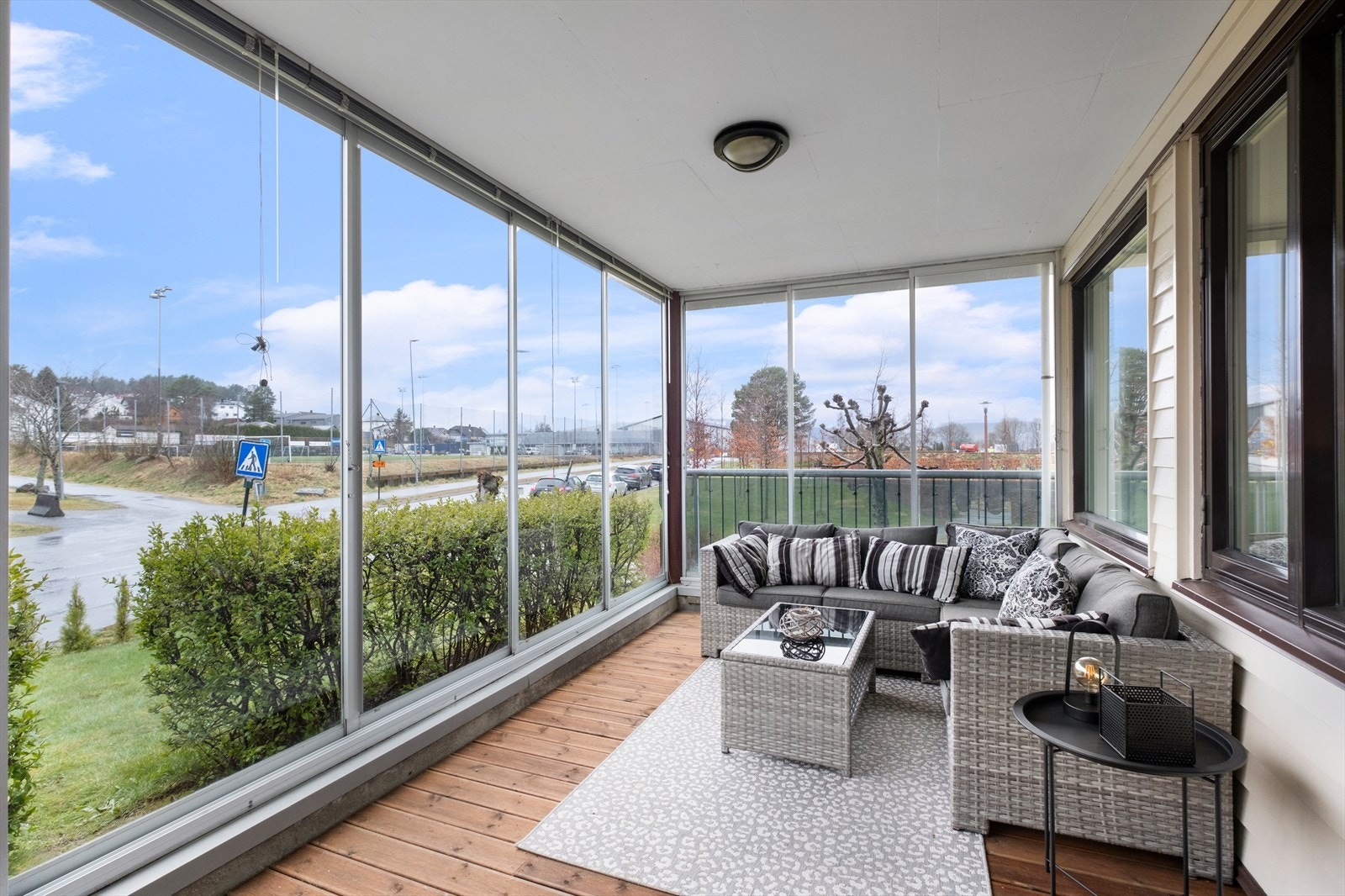 Fra innglasset veranda Galleribilde