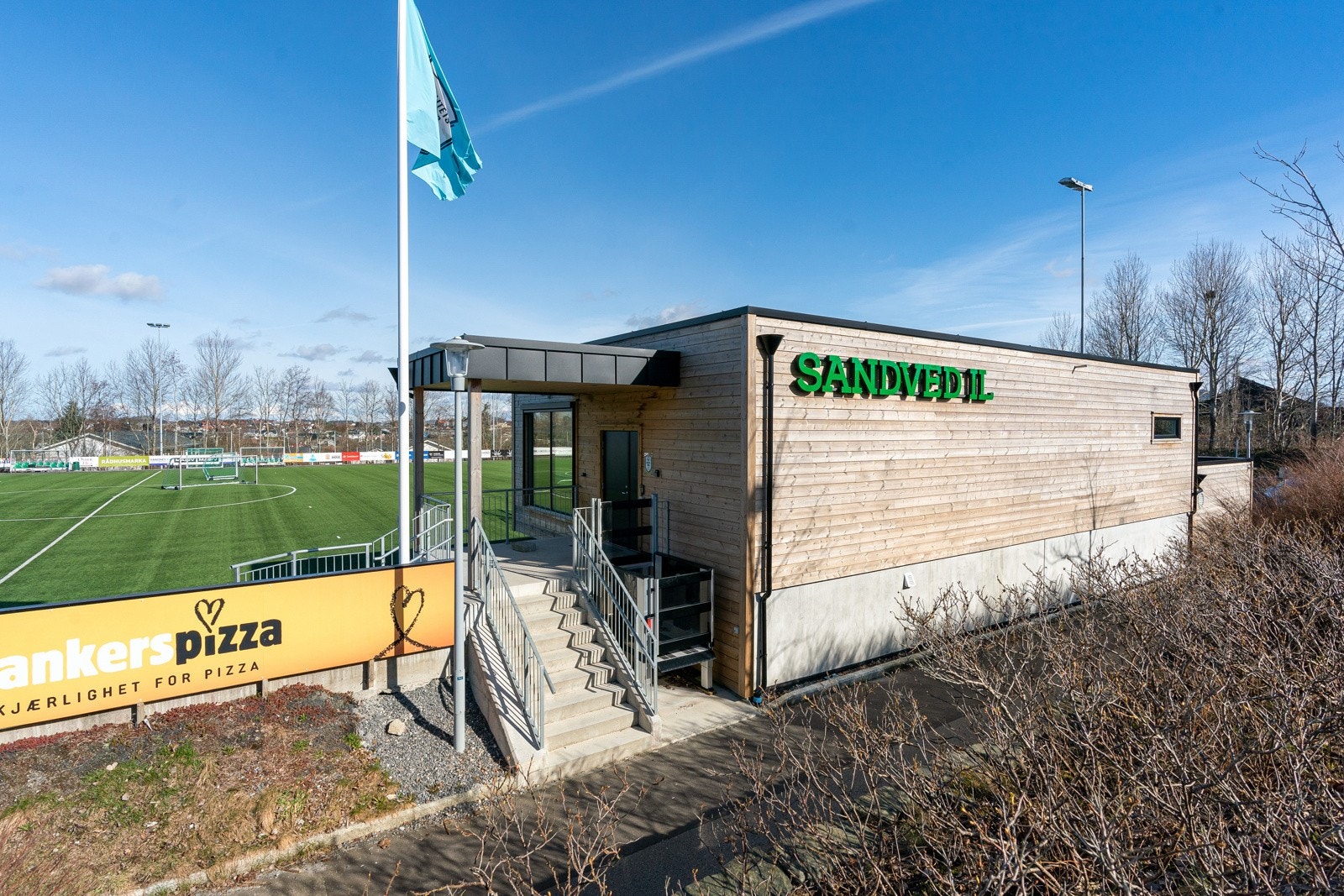 Sandved IL sitt nye klubbhus Galleribilde