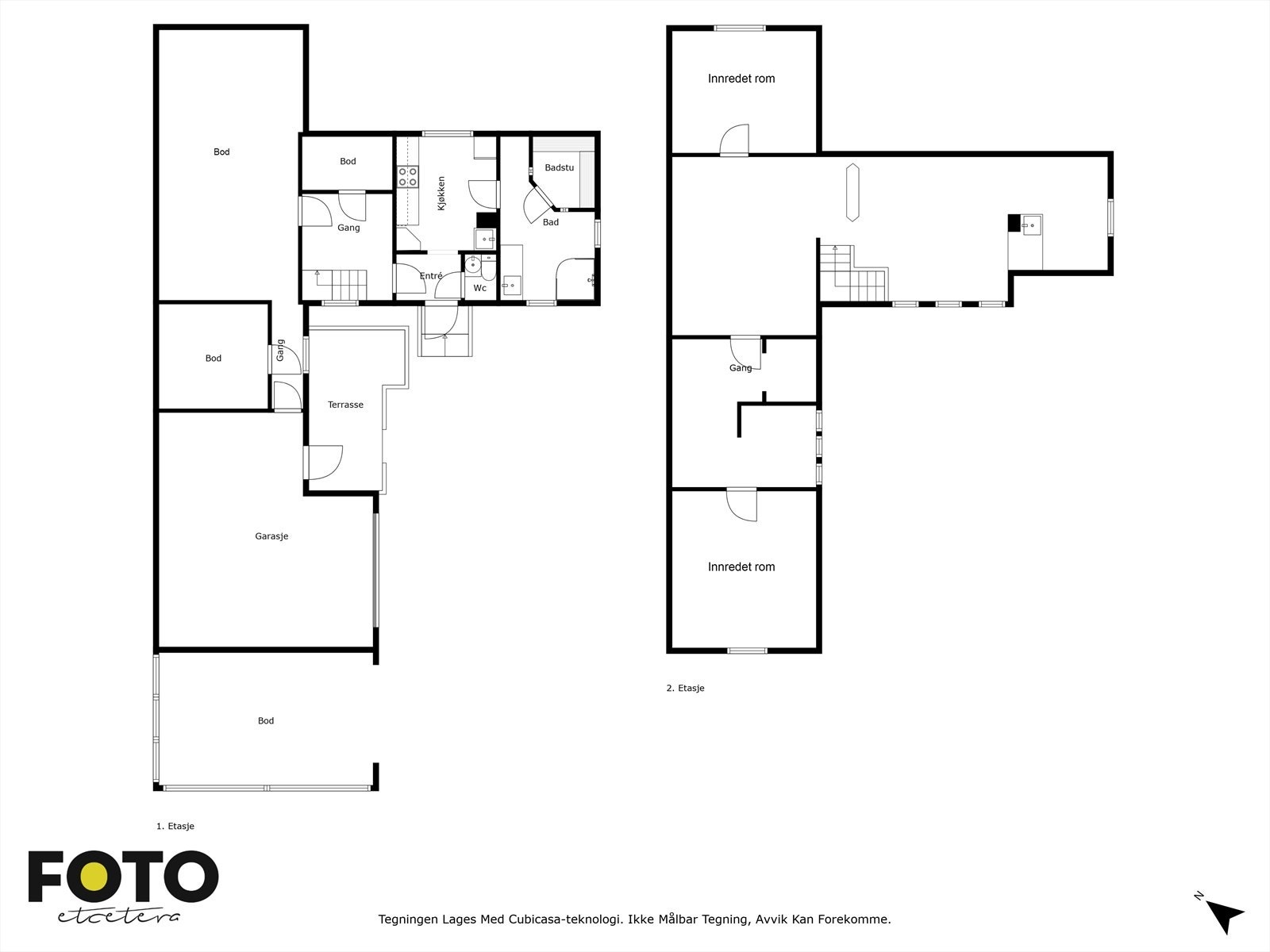 Veiledende plantegning uthus. Ikke målbar Galleribilde