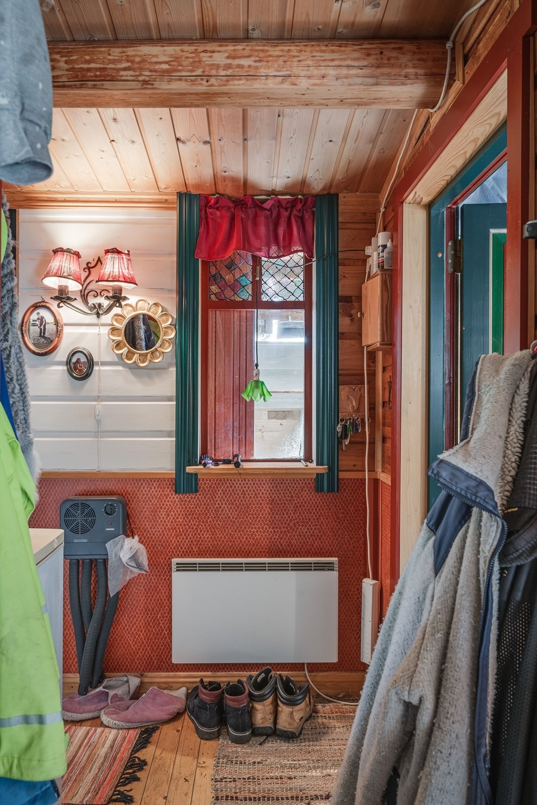 Inngangspartiet i fritidsboligen. Galleribilde