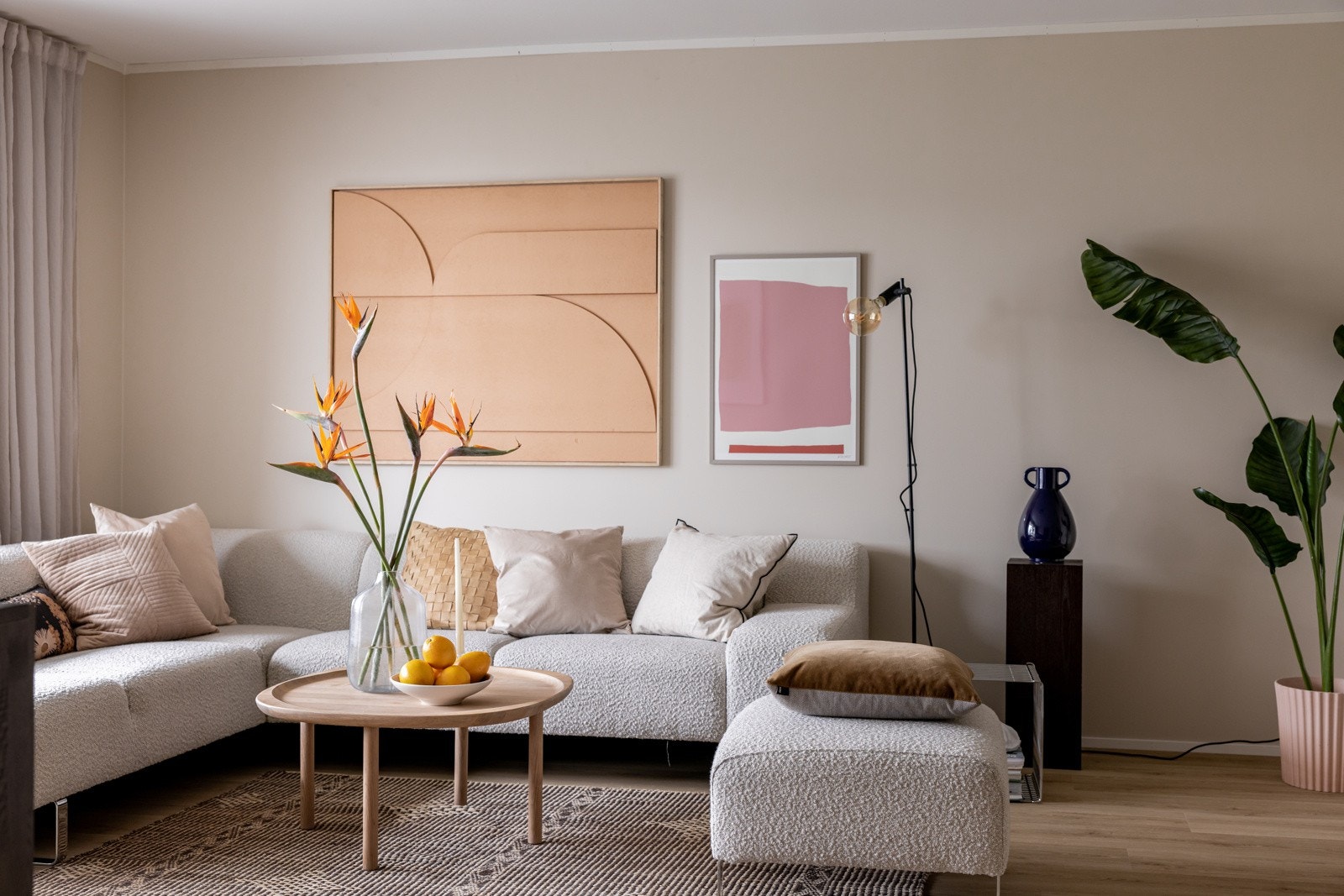 Lekker 1-stavs parkett på gulv. Galleribilde