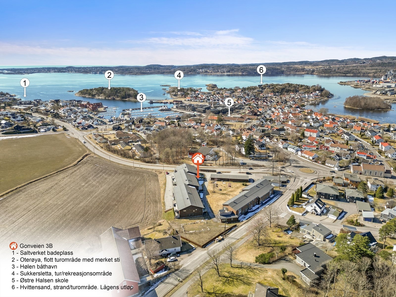 Oversikt over området Galleribilde