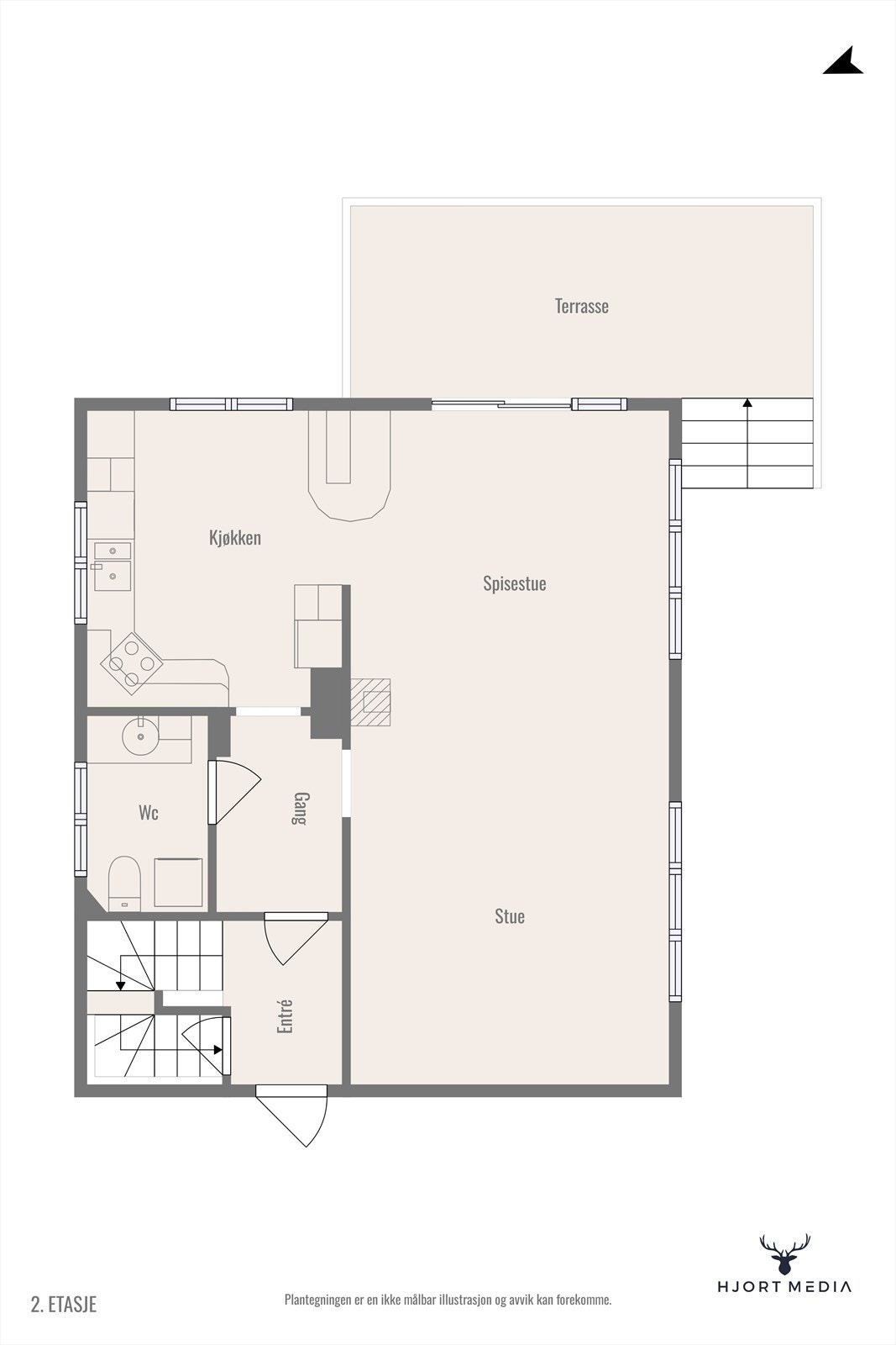 Plantegning Galleribilde