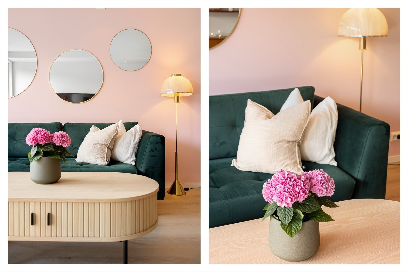 Leiligheten byr på praktisk planløsning, og god standard med moderne farger på vegger og nyere laminat på gulv Galleribilde