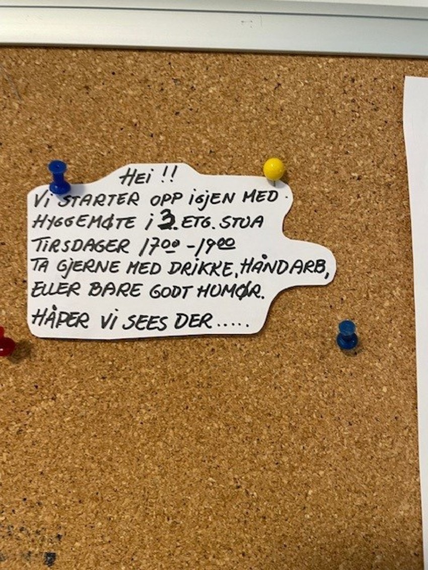 Helt på toppen i "utsikten" er det stadig møter for de som vil Galleribilde