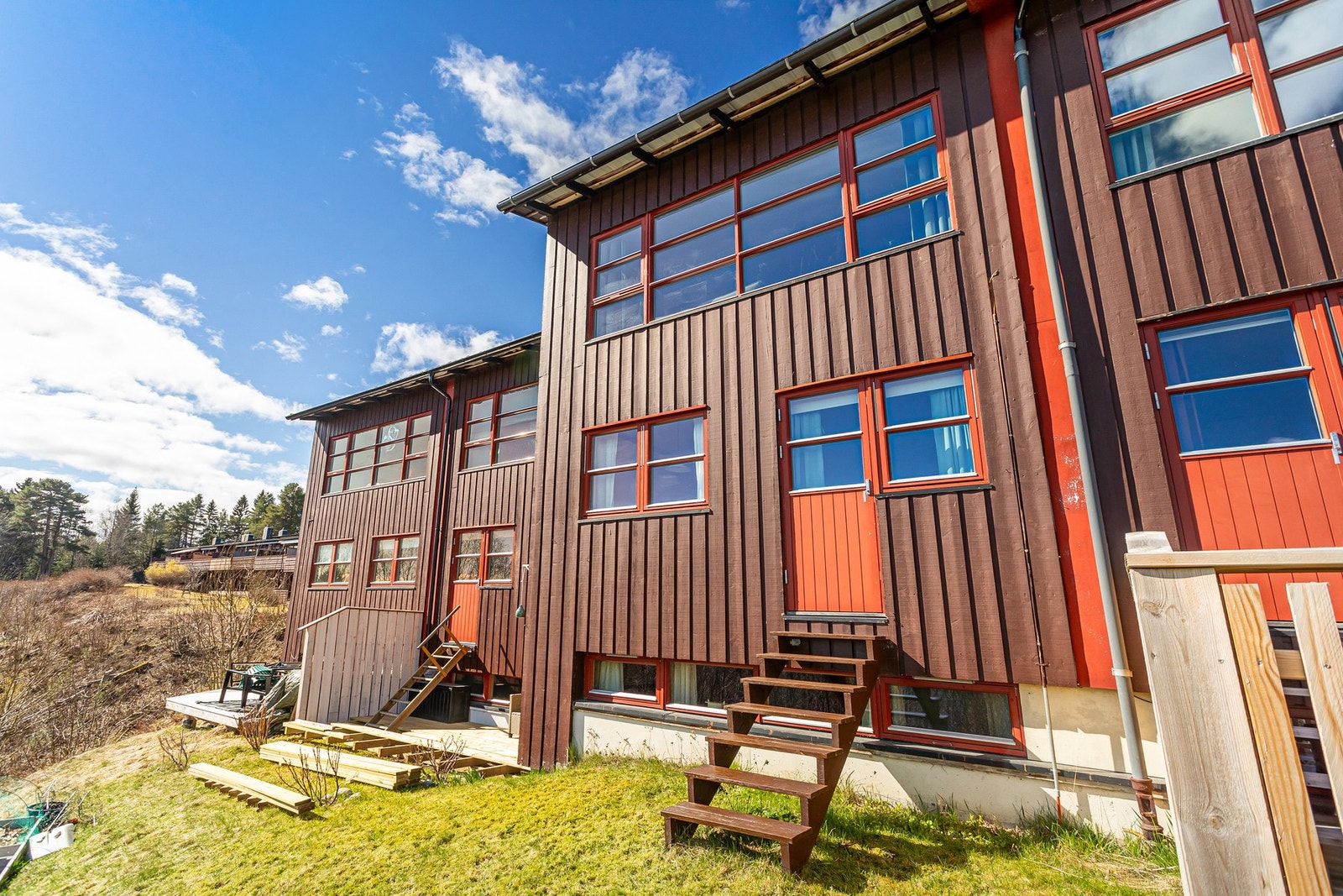Uteområde på baksiden av boligen. Galleribilde