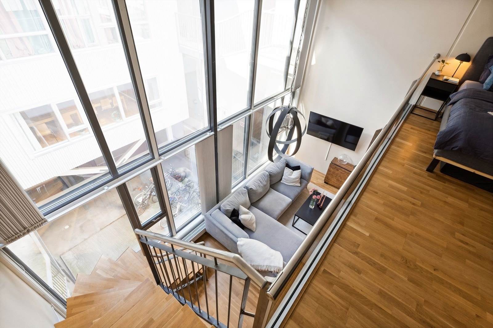 Den unike utformingen gir et spennende hjem. Galleribilde