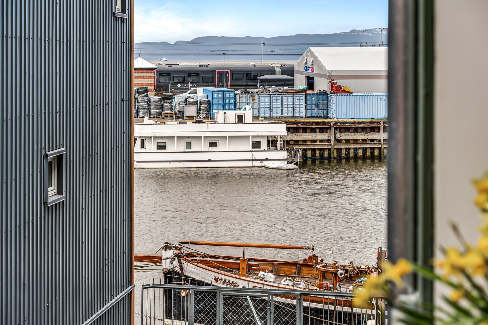 Herlig utsikt fra balkongen. Galleribilde