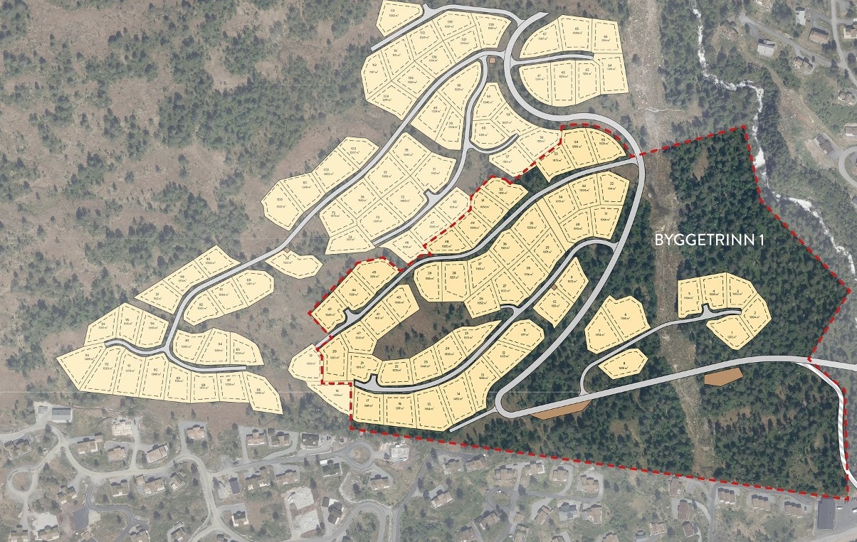 Byggingen av første trinn er godt i gang! Galleribilde