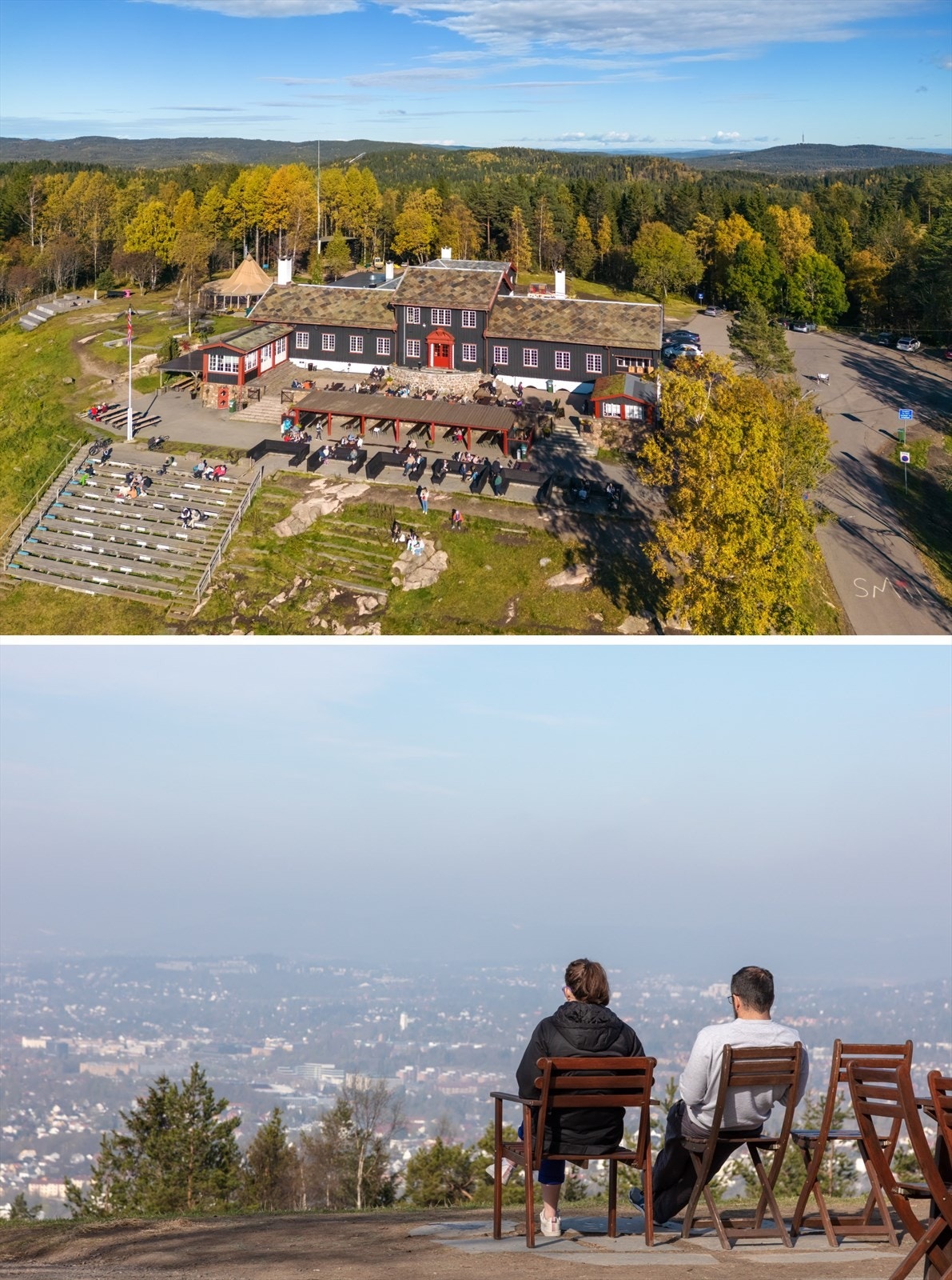 Grefsenkollen restaurant byr på god mat, samt byens vakreste utsikt. Galleribilde