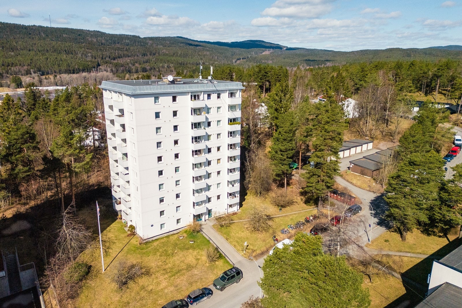 Bygningen har 9. etasjer Galleribilde