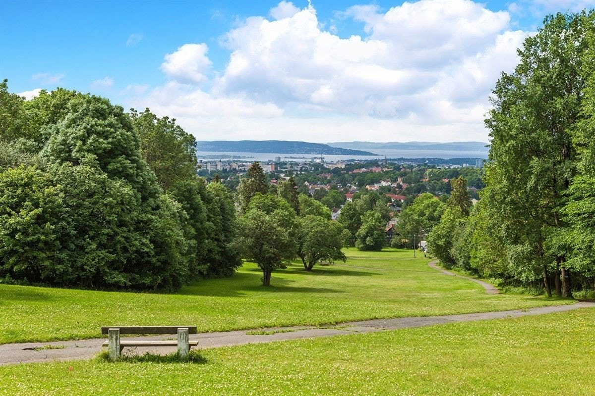 I Carl Kjelsensvei går også buss #25 Galleribilde