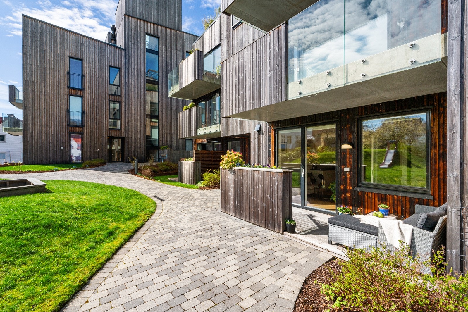 Pent opparbeidet fellesarealer. Galleribilde