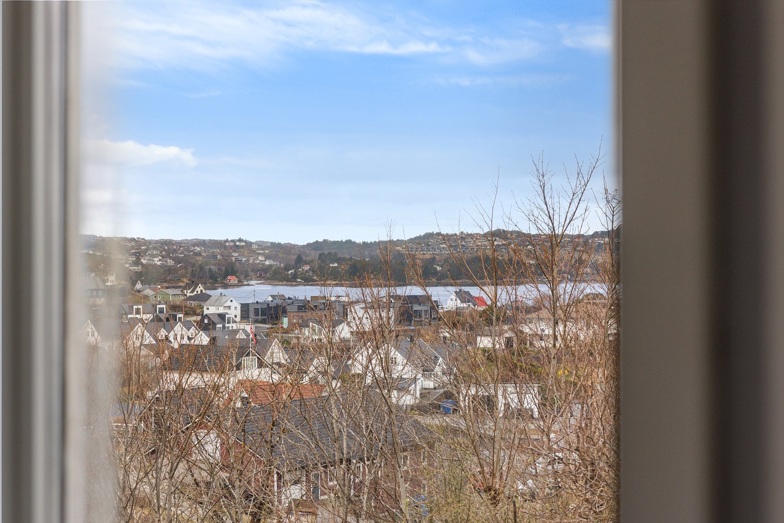 Flott utsikt fra soverommet Galleribilde