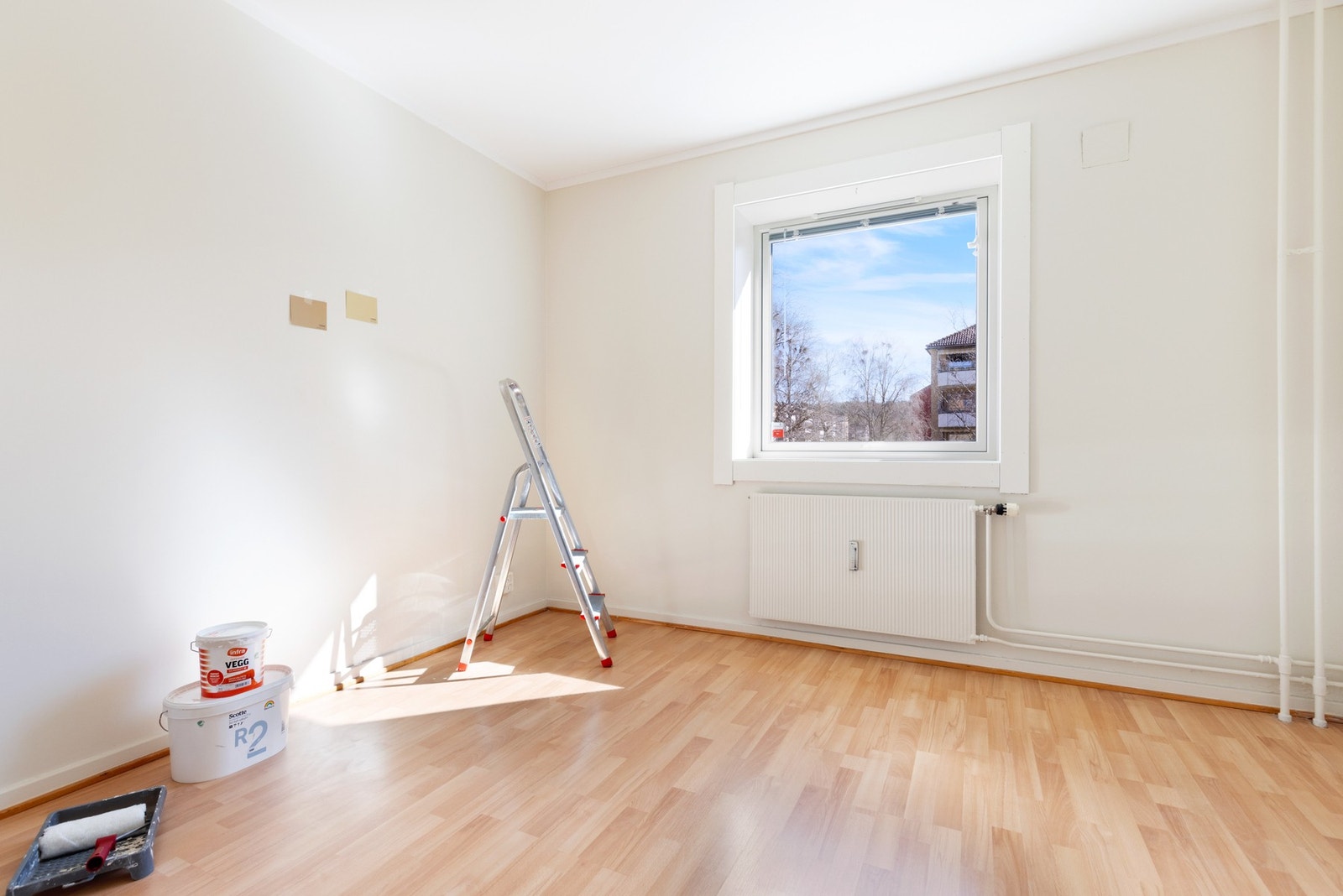 Her får du to soverom praktisk plassert på hver din kant av boligen. Galleribilde