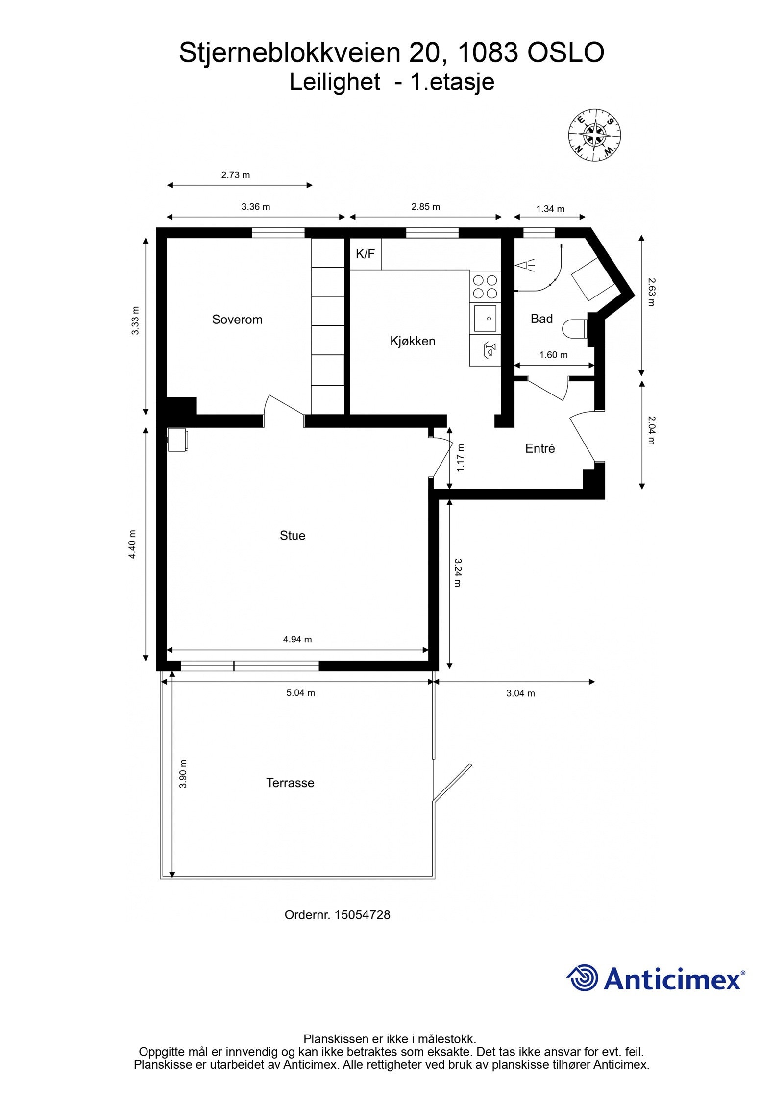 Plantegning Galleribilde