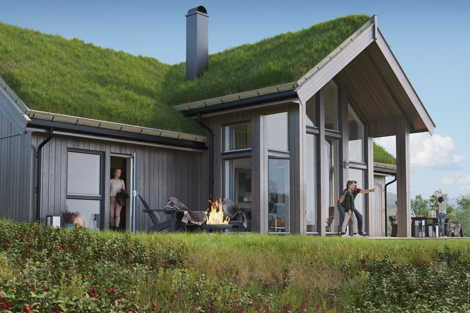 Fasade på Solheim Premium Galleribilde