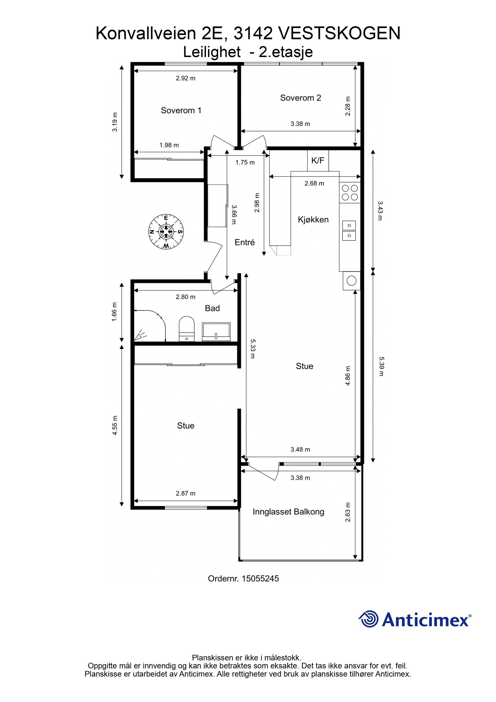 plantegning Galleribilde