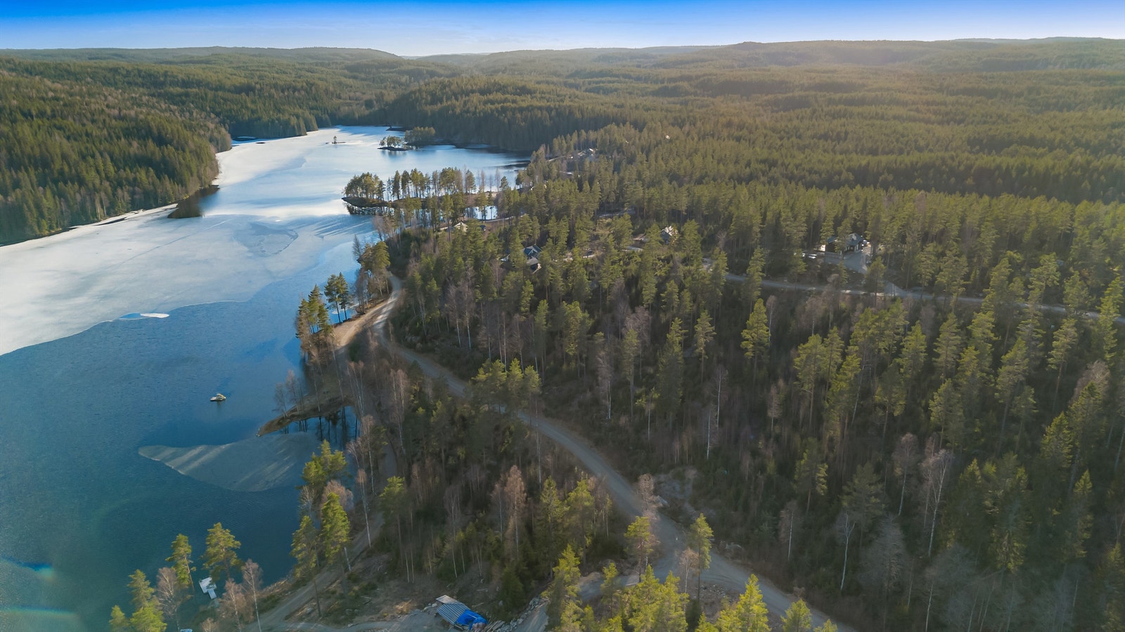 Nærområdet rundt hyttefeltet blir det preppa rundt åtte mil med skiløyper Galleribilde