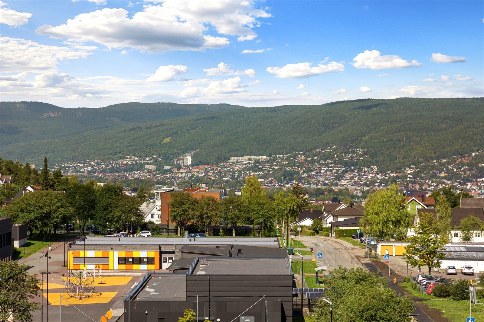 Utsiktsbilde fra balkong Galleribilde