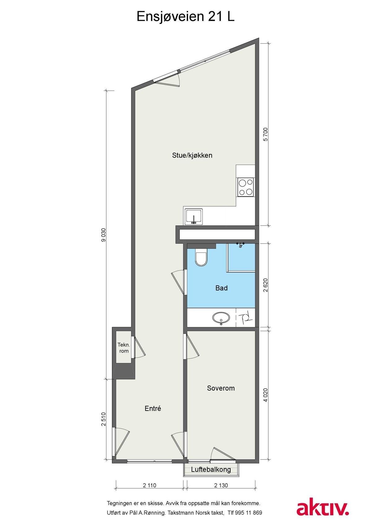 Plantegning Galleribilde
