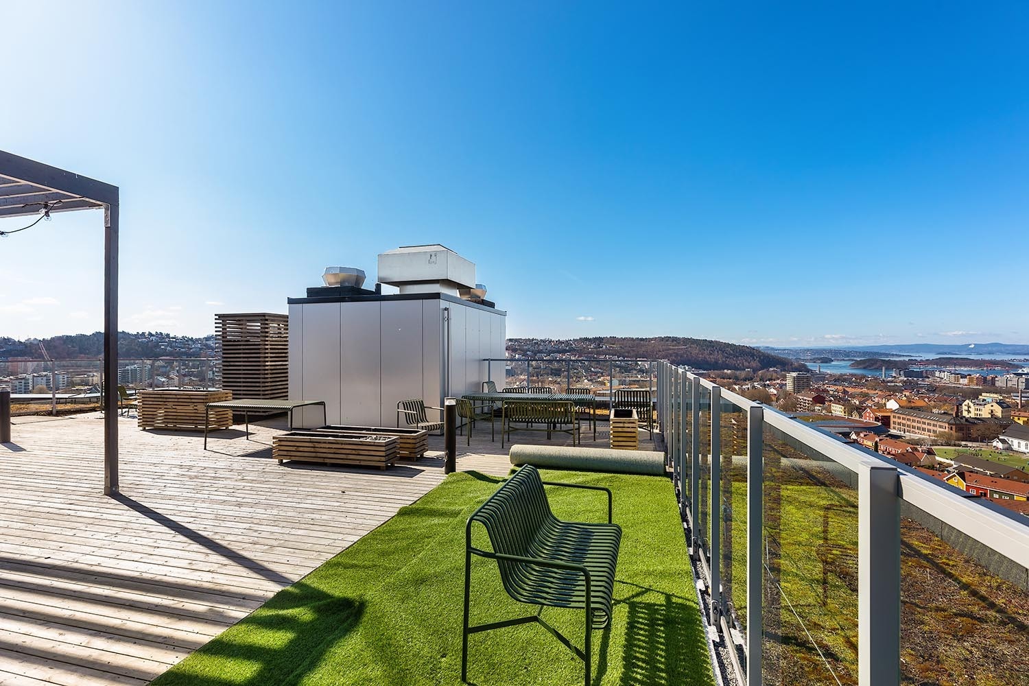 Felles takterrasse Galleribilde