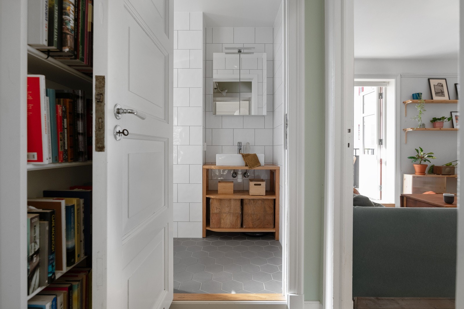 Dør inn til bad Galleribilde