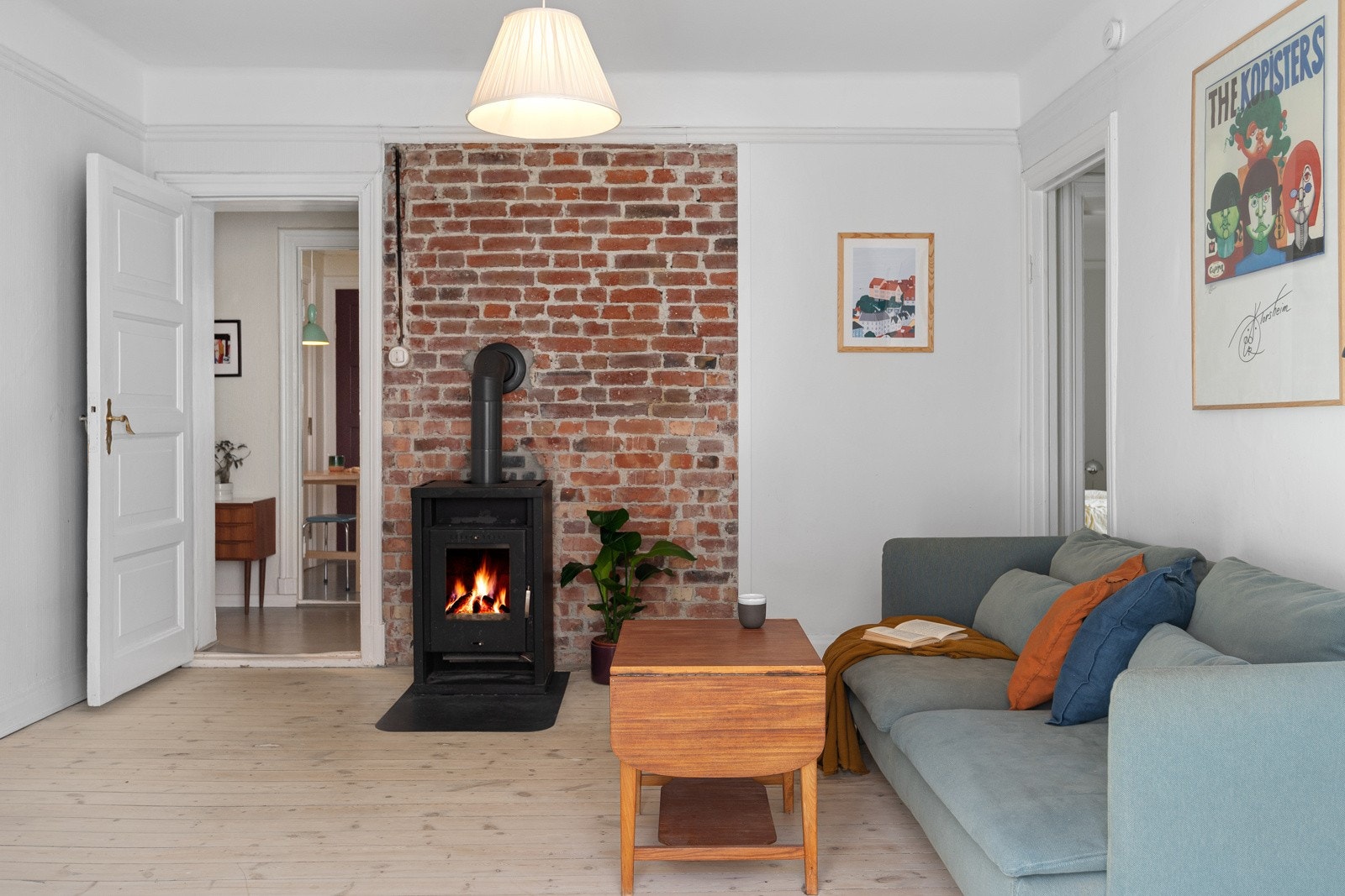 Koselig autentisk stue Galleribilde