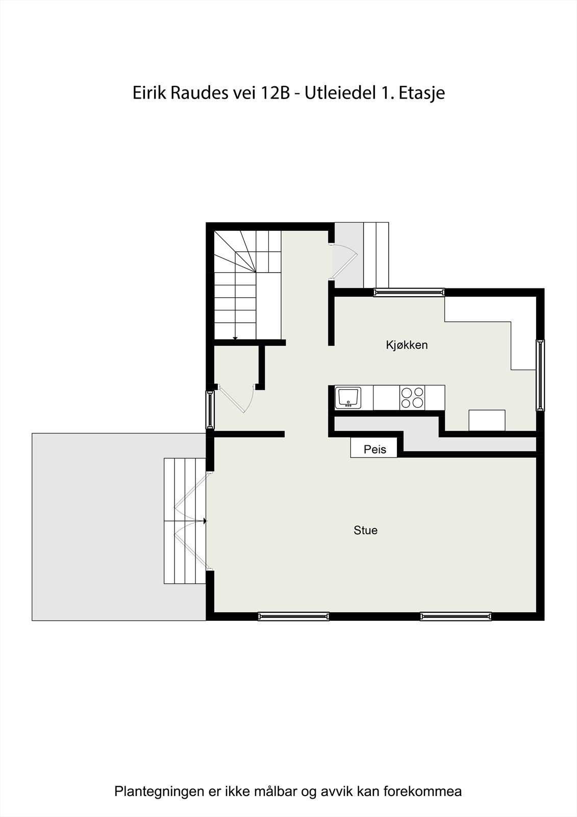 Utleiedel 1. etasje Galleribilde