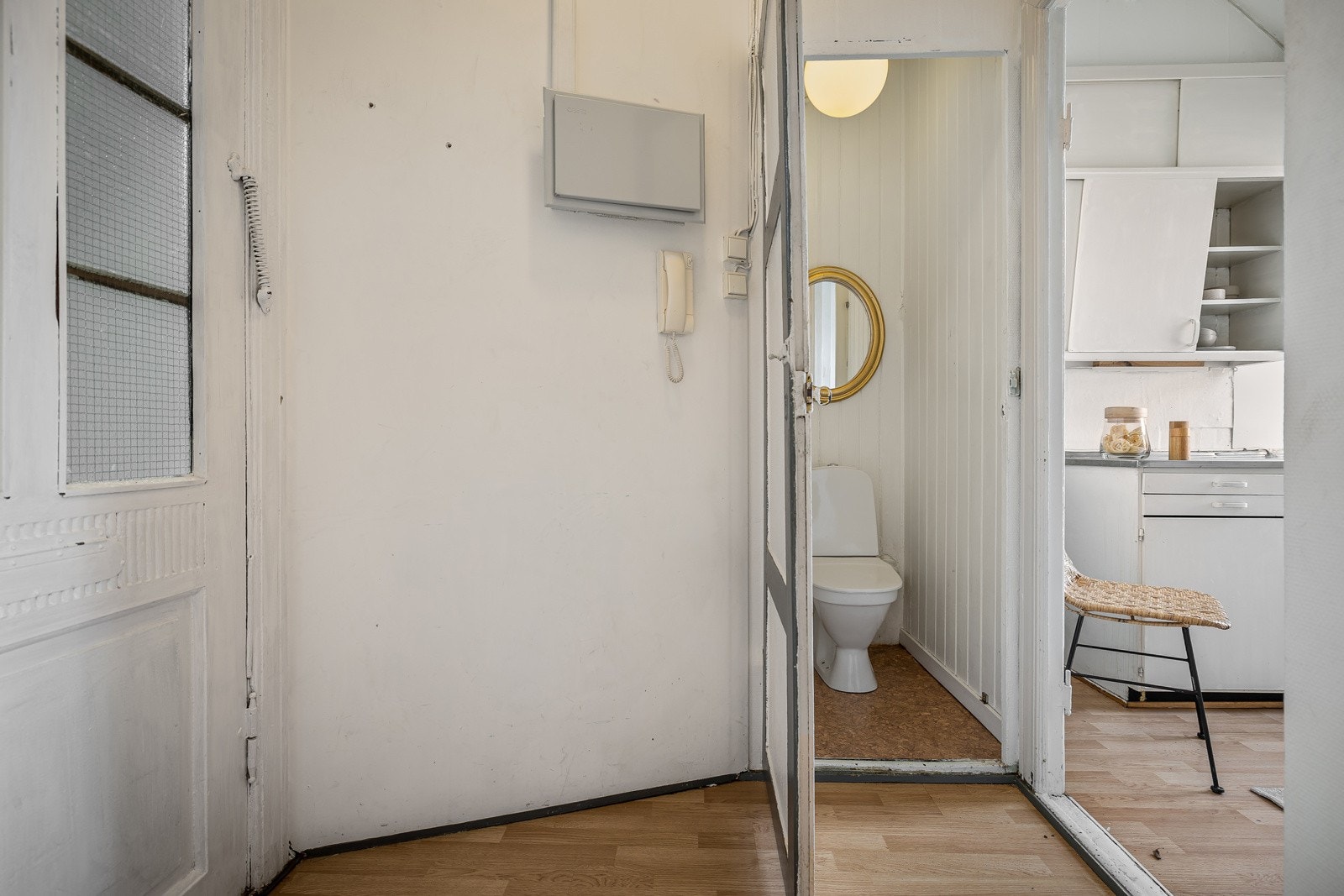 Boligen har i dag et toalettrom. Galleribilde