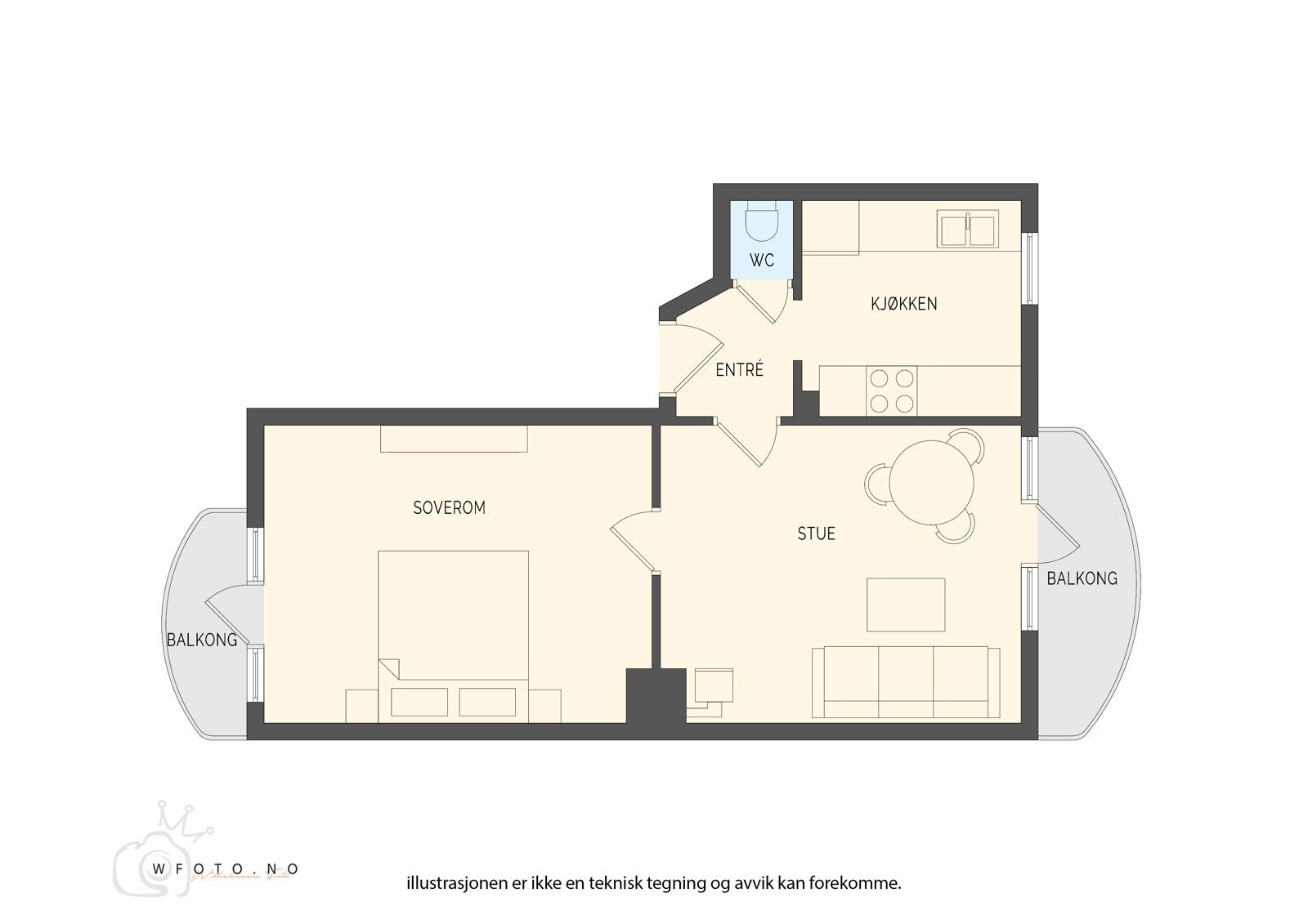 Plantegning Galleribilde