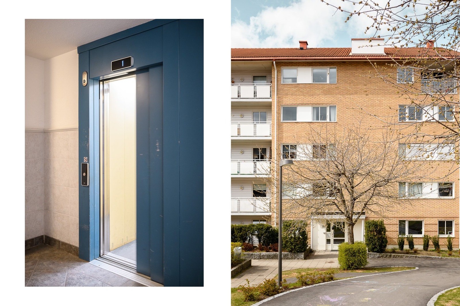 Enkel adkomst med heis. Galleribilde