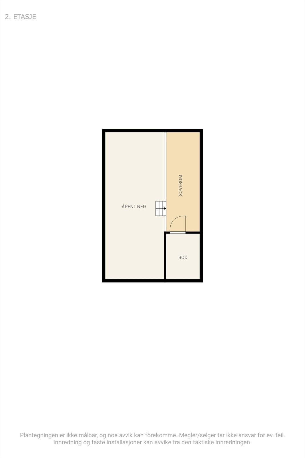 Plantegning for loft. Galleribilde