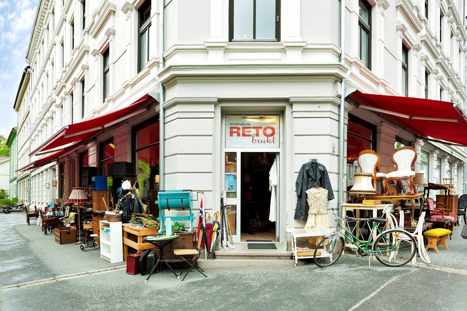 Bjølsen er en svært rolig bydel med koselige butikker og kafeer. Galleribilde