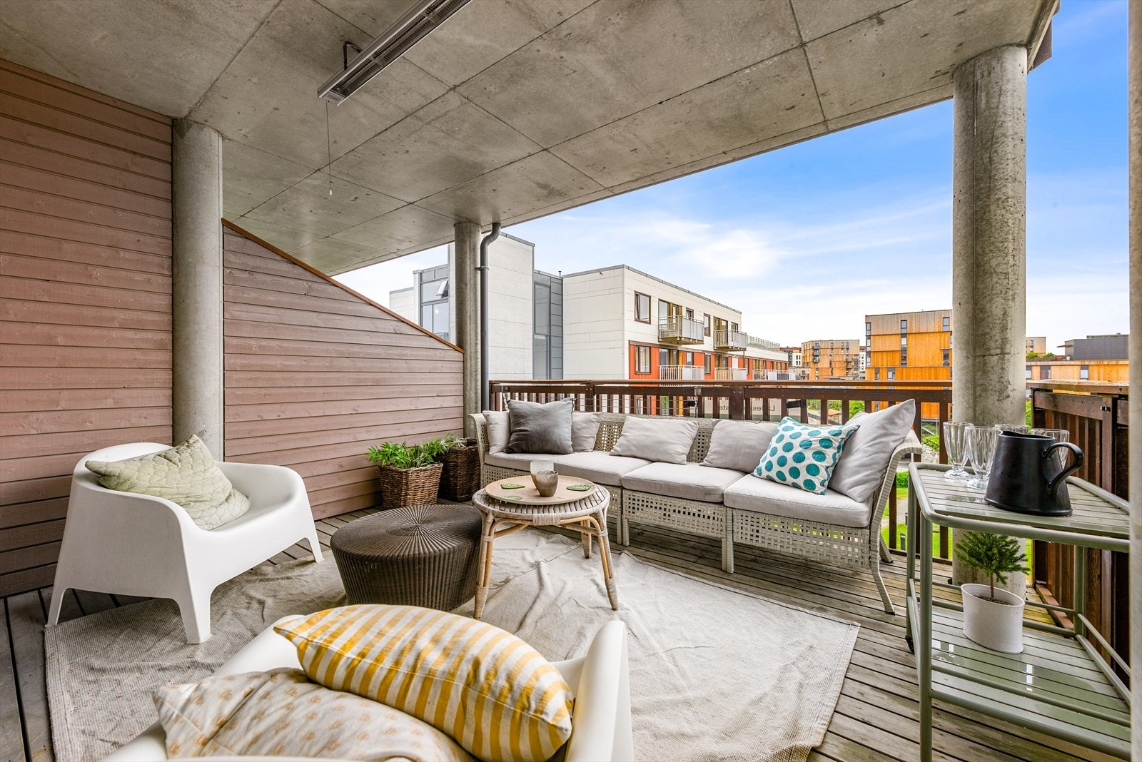 Her får du romslig med plass på hhv. 15 og 6m², og det er enkelt å møblere. Galleribilde