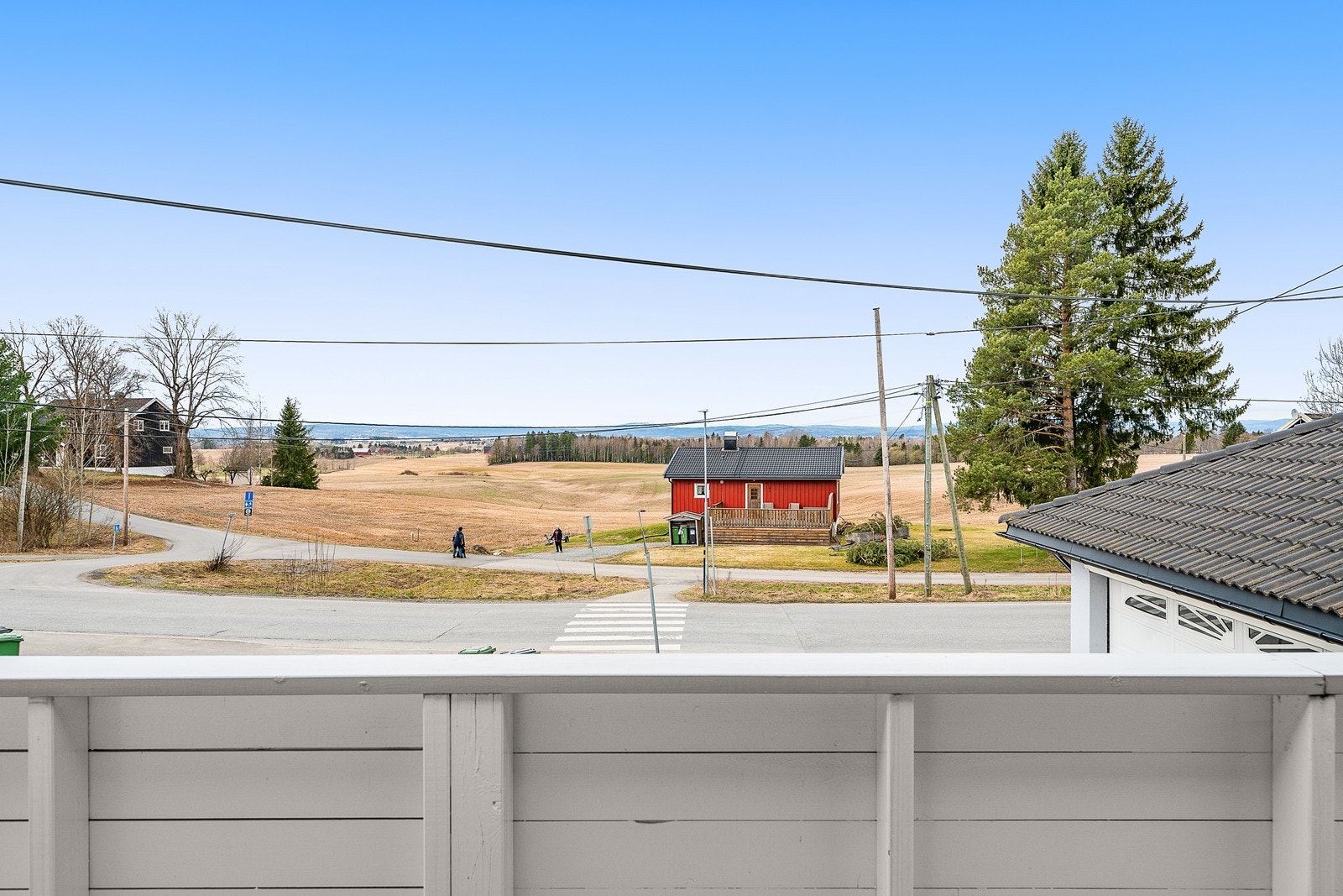 Utsikt fra terrassen Galleribilde