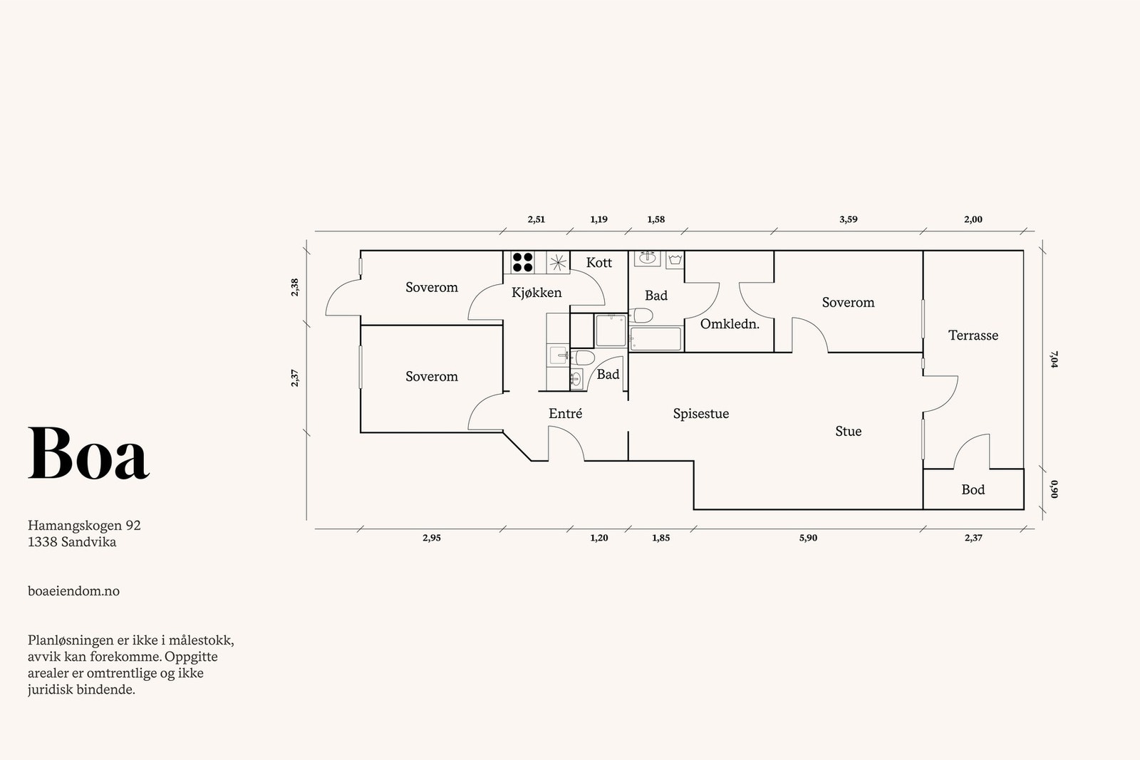 Plantegning Galleribilde