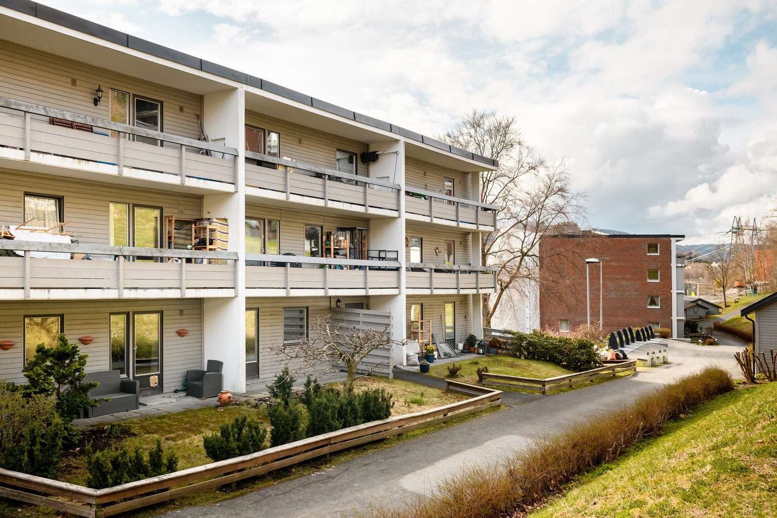 Trappefri adkomst fra oppgangens inngangsdør. Galleribilde