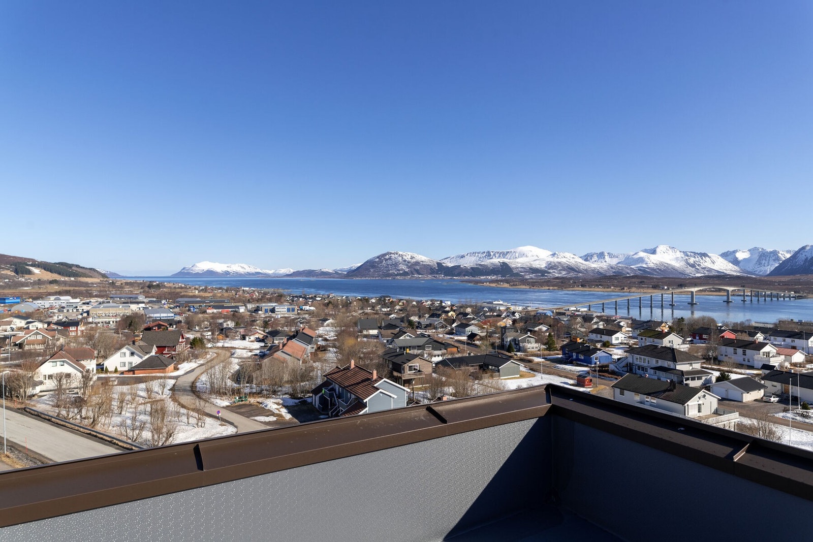 Panoramautsikt fra takterrassen. Galleribilde