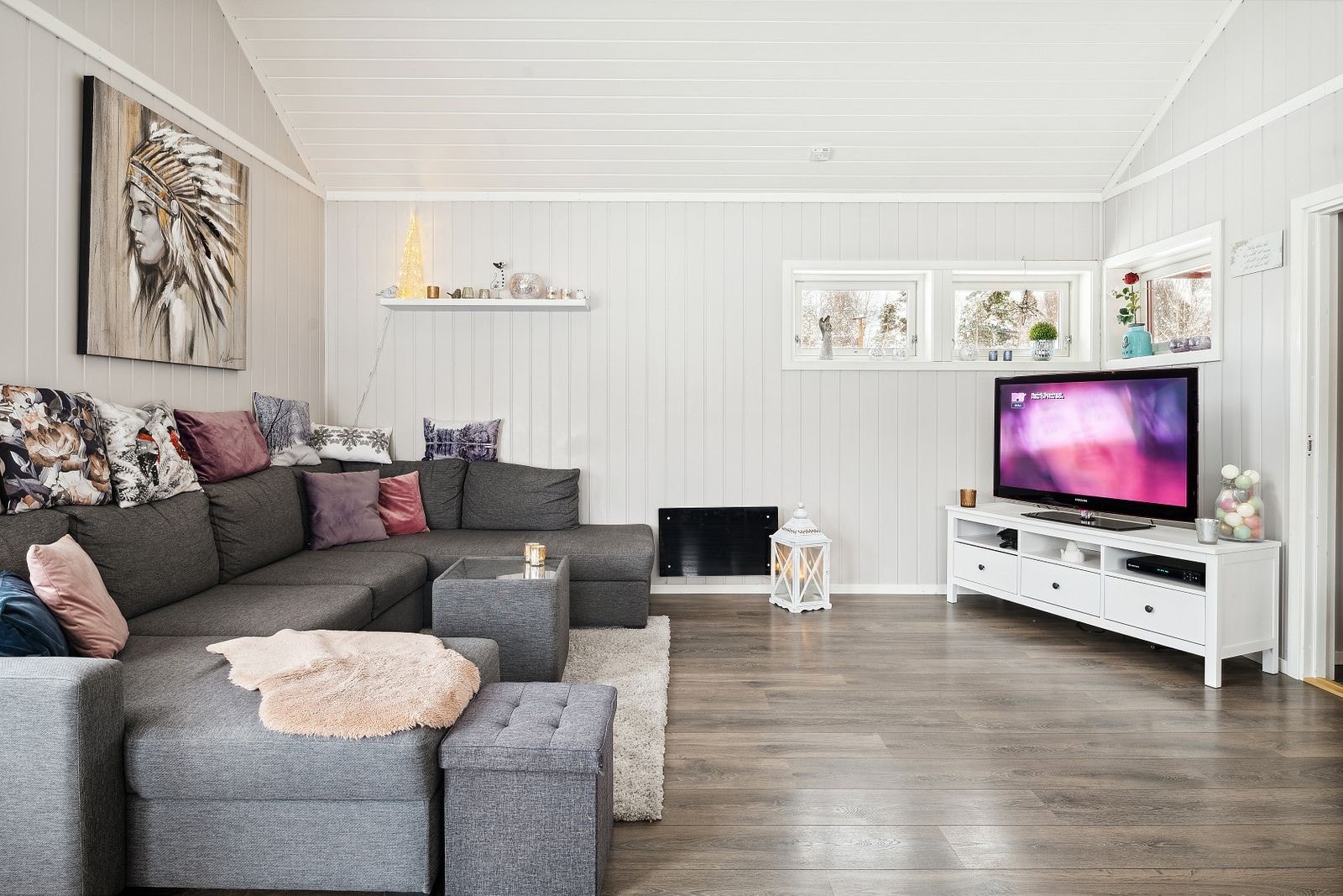 Lys og koselig stue Galleribilde