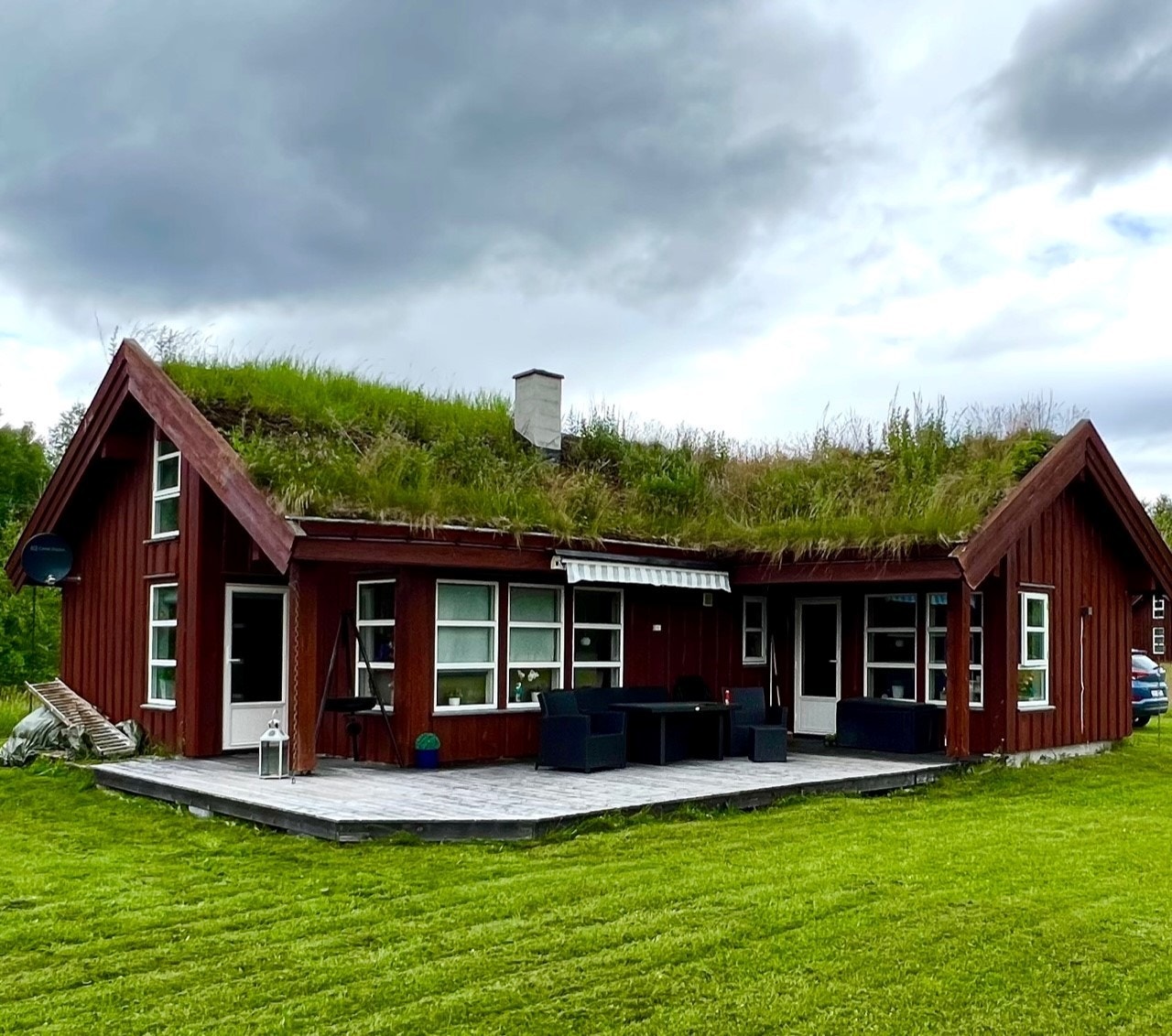 Ei moderne hytte med alle fasiliteter Galleribilde