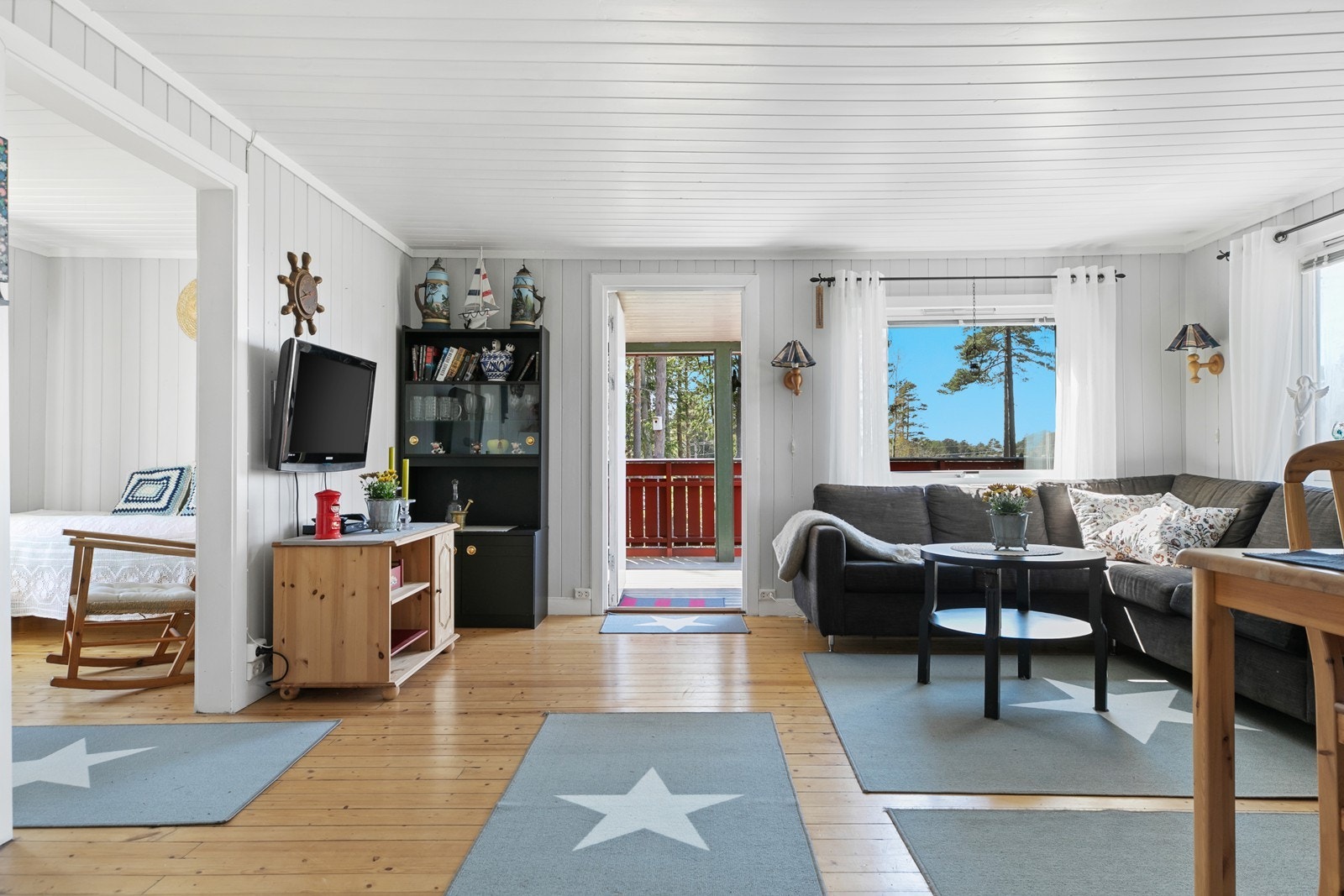 Adkomst til terrasse fra stue Galleribilde