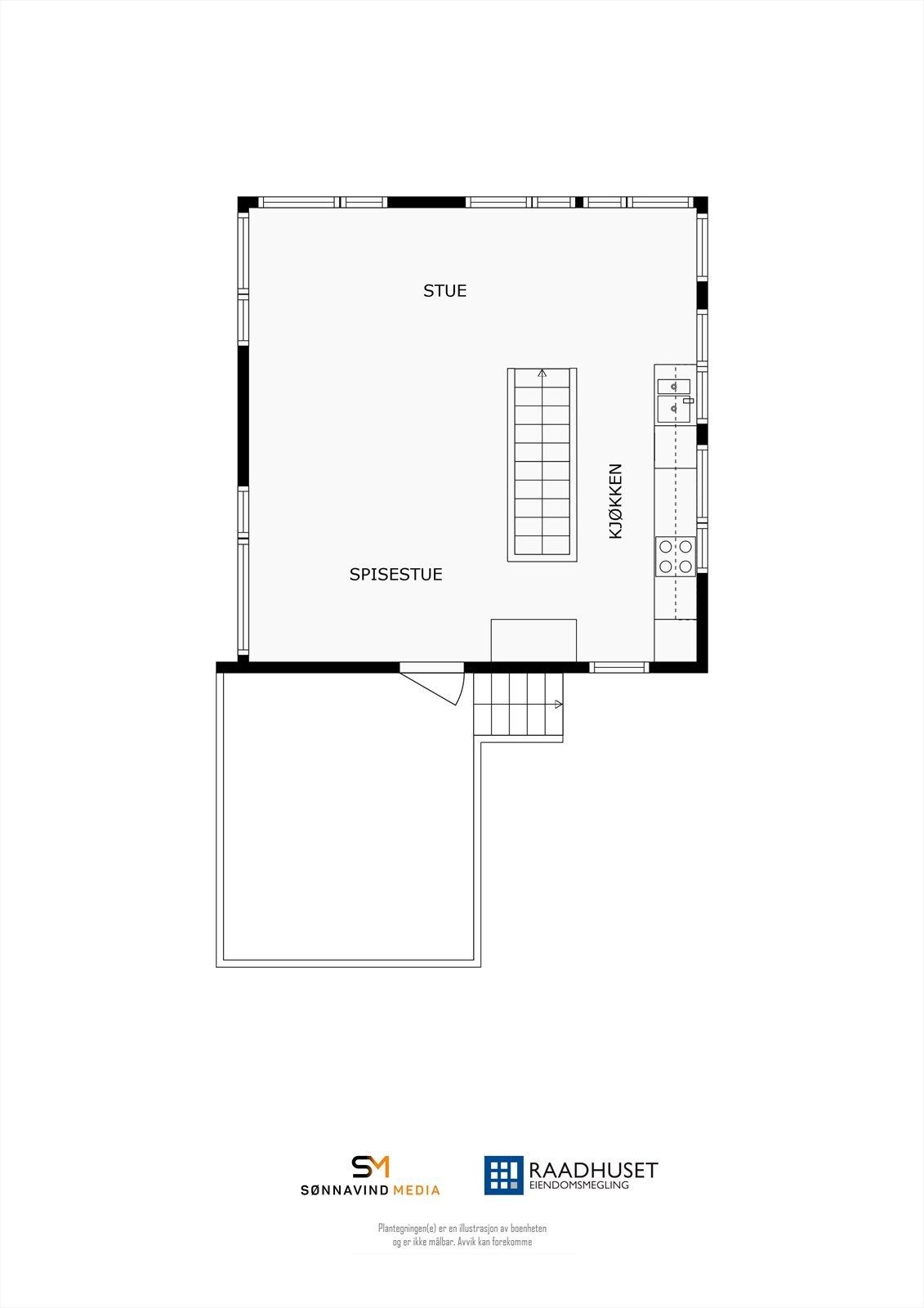 2D Plantegning | 2. Etasje Galleribilde