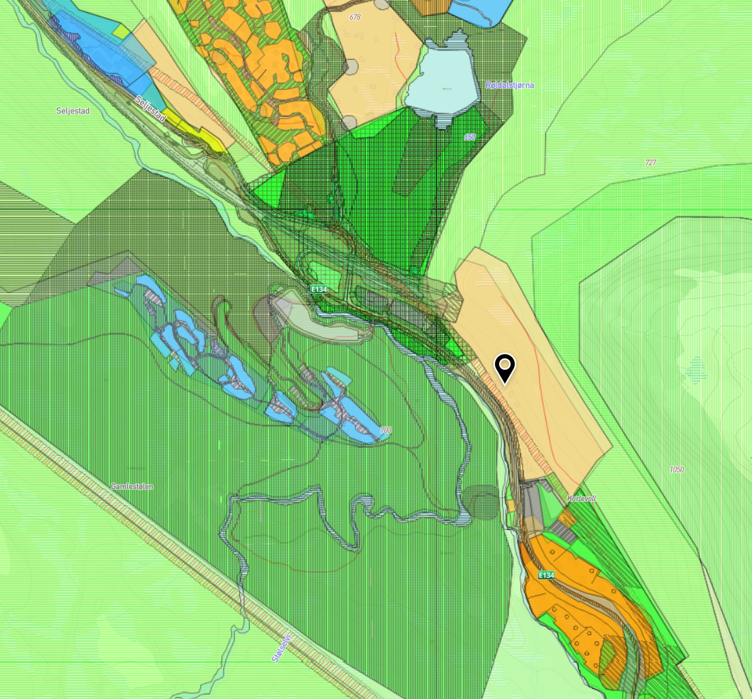 Korlevoll 30 reguleringskart Galleribilde