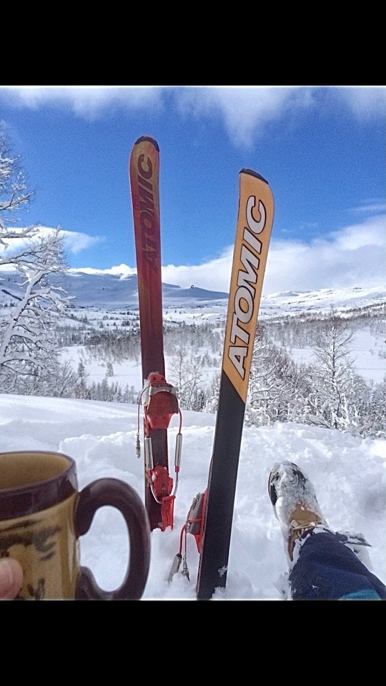 Utsikt fra hytteveggen Galleribilde